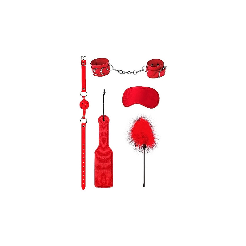 KIT DE INICIACIoN AL BONDAGE 4 ROJO