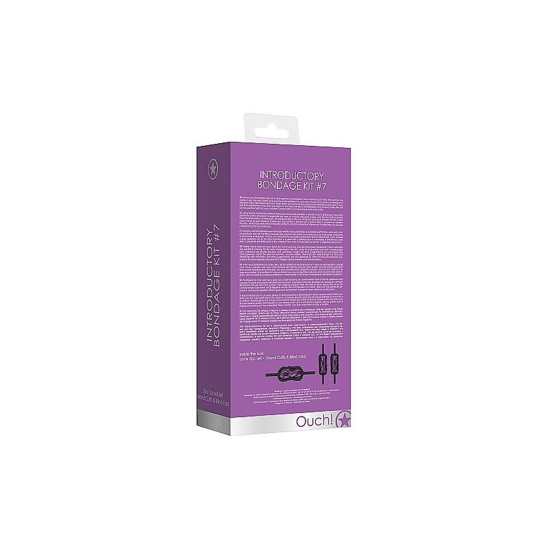 KIT DE INICIACIoN AL BONDAGE 7 MORADO