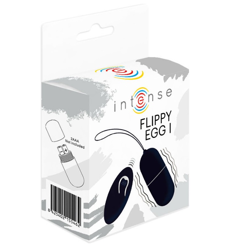 Intense Flippy I Huevo Control Remoto Negro