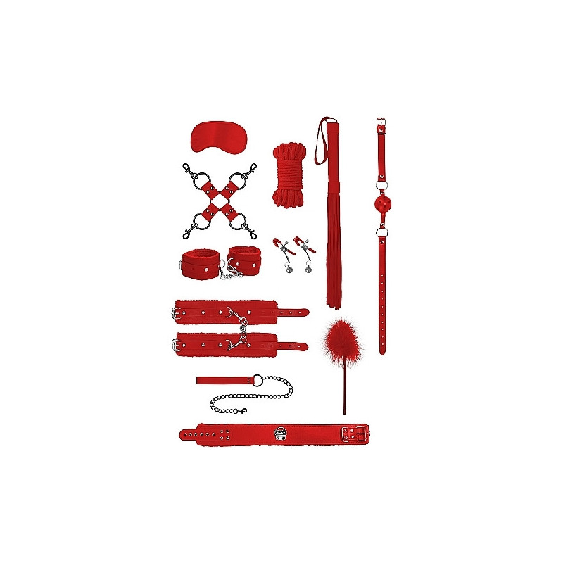 KIT BONDAGE USUARIOS INTERMEDIOS ROJO