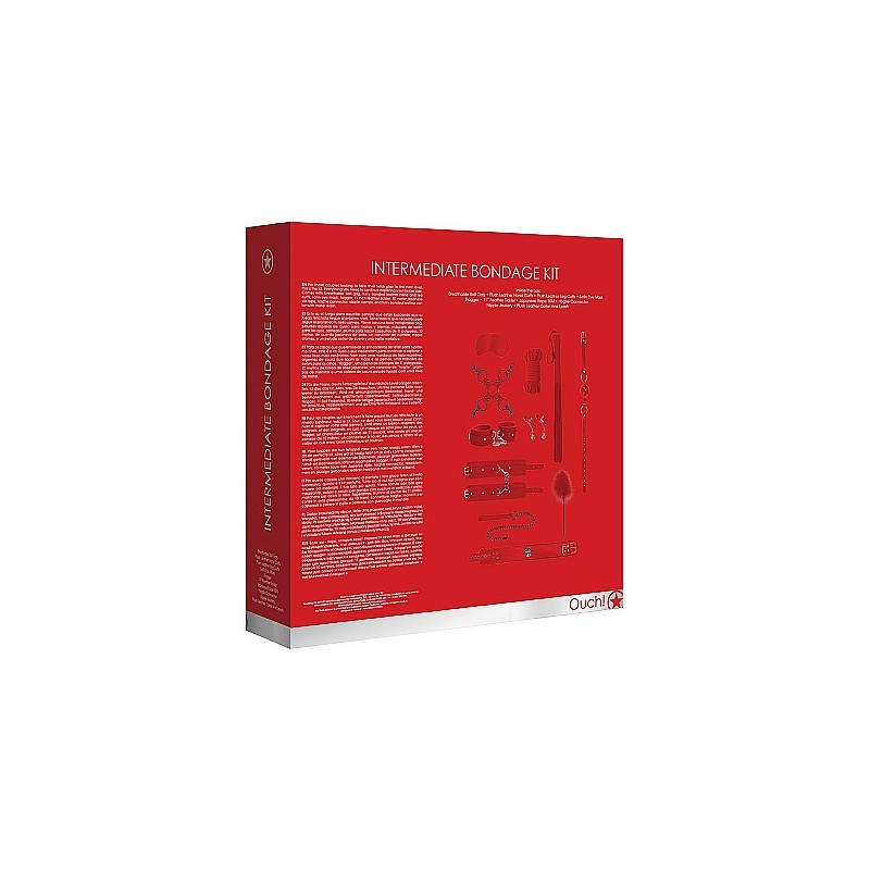 KIT BONDAGE USUARIOS INTERMEDIOS ROJO