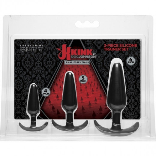 SET ANAL 3 PIEZAS SILICONA
