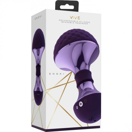 VIVE ESTIMULADOR CABEZA FLEXIBLE MORADO