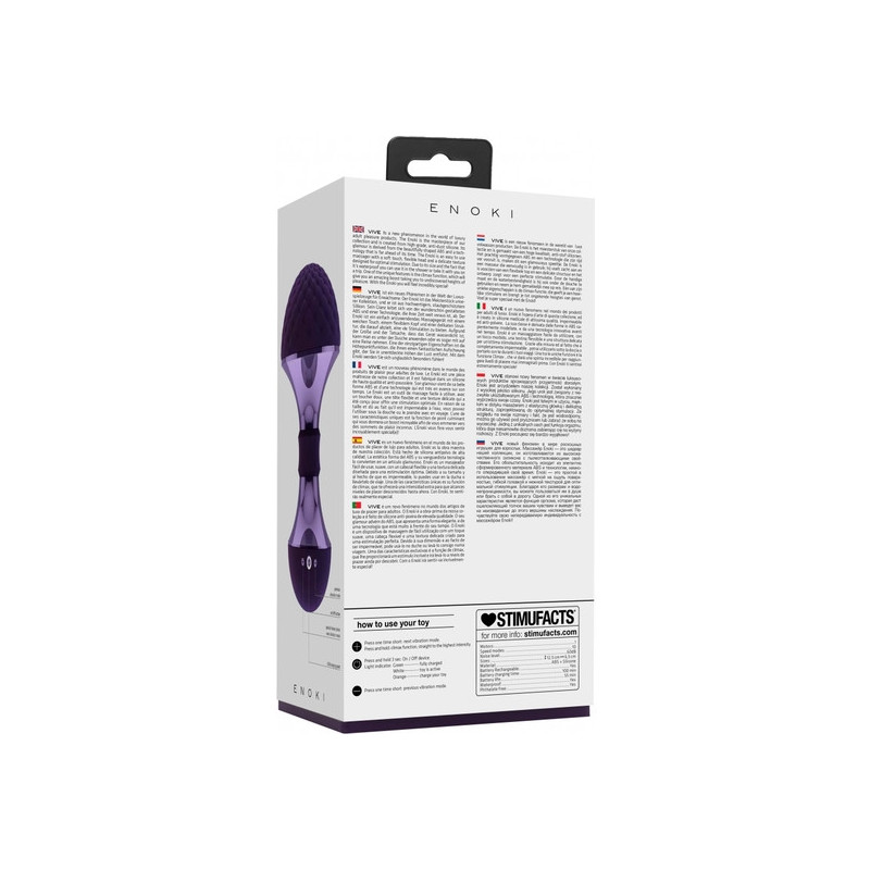 VIVE ESTIMULADOR CABEZA FLEXIBLE MORADO