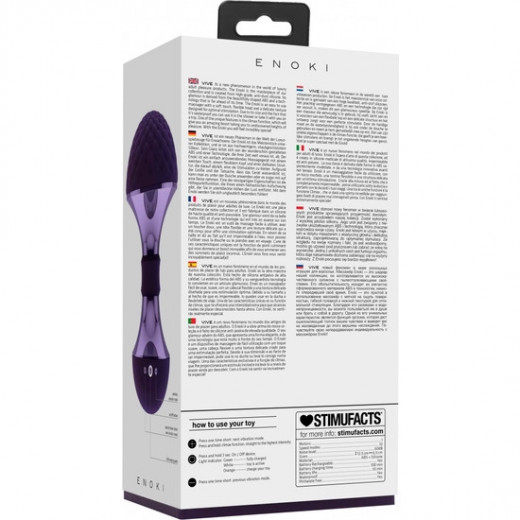VIVE ESTIMULADOR CABEZA FLEXIBLE MORADO