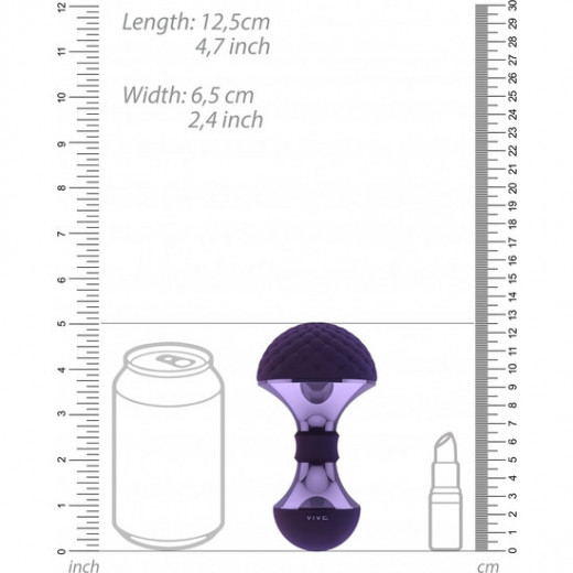VIVE ESTIMULADOR CABEZA FLEXIBLE MORADO