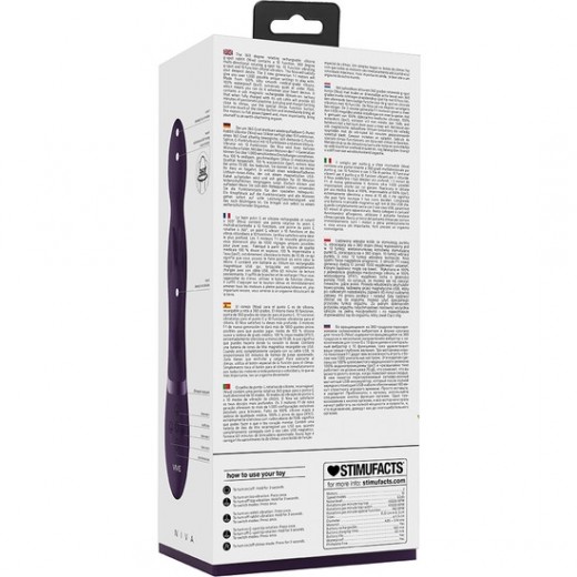 VIVE CONEJO VIBRADOR PUNTO G MORADO