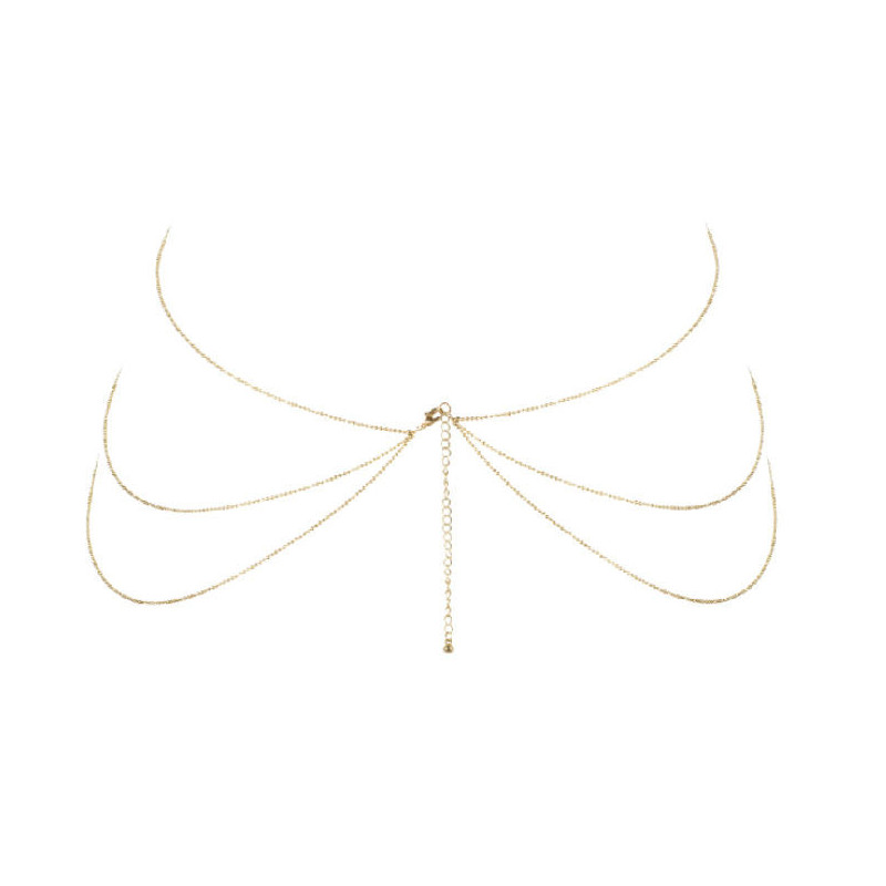 Magnifique Cadenas MetÁLicas Para El Cuerpo 8 Dorado