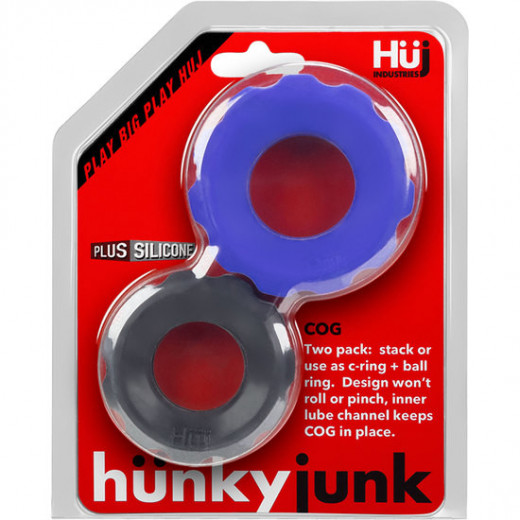 KIT ANILLOS COG 2 SIZE COCKRINGS AZUL