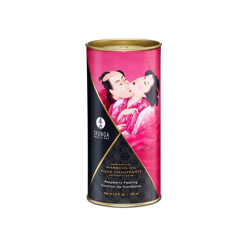 ACEITE SENSACIoN EFECTO CALOR FRAMBUESA 100ML