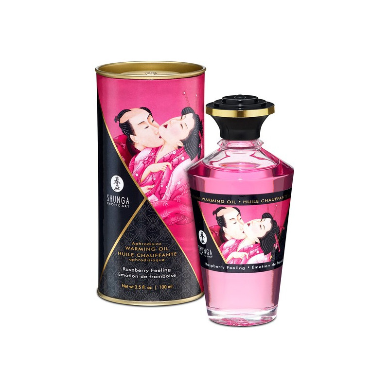 ACEITE SENSACIoN EFECTO CALOR FRAMBUESA 100ML