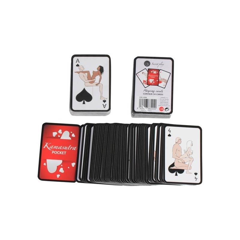 CARTAS KAMASUTRA MINI TAMANO BOLSILLO