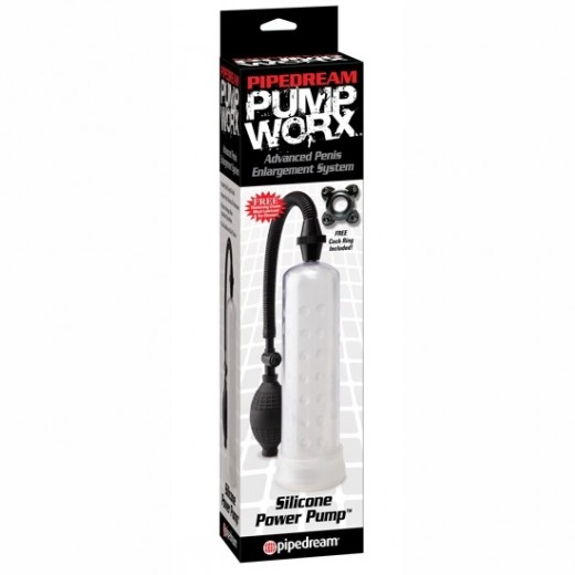 PUMP WORX BOMBA DE ERECCION DE SILICONA TRANSPARENTE