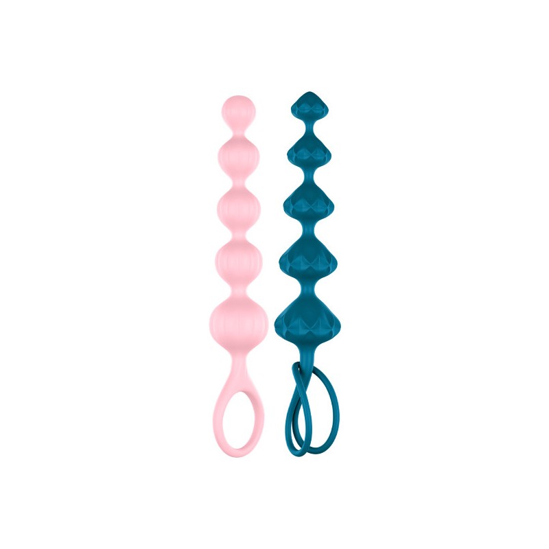 SATISFYER BEADS BOLAS ANALES SILICONA COLORES