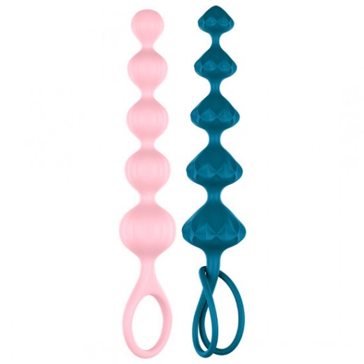 SATISFYER BEADS BOLAS ANALES SILICONA COLORES