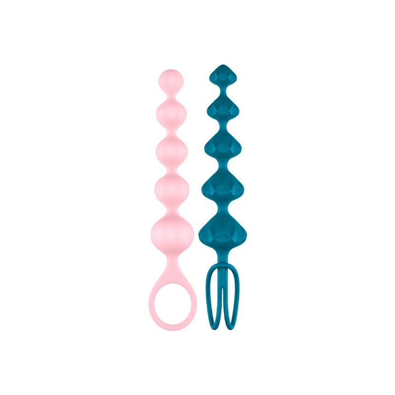 SATISFYER BEADS BOLAS ANALES SILICONA COLORES