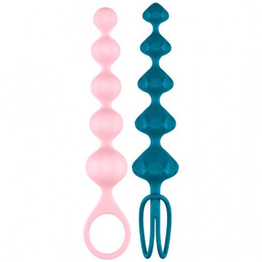 SATISFYER BEADS BOLAS ANALES SILICONA COLORES