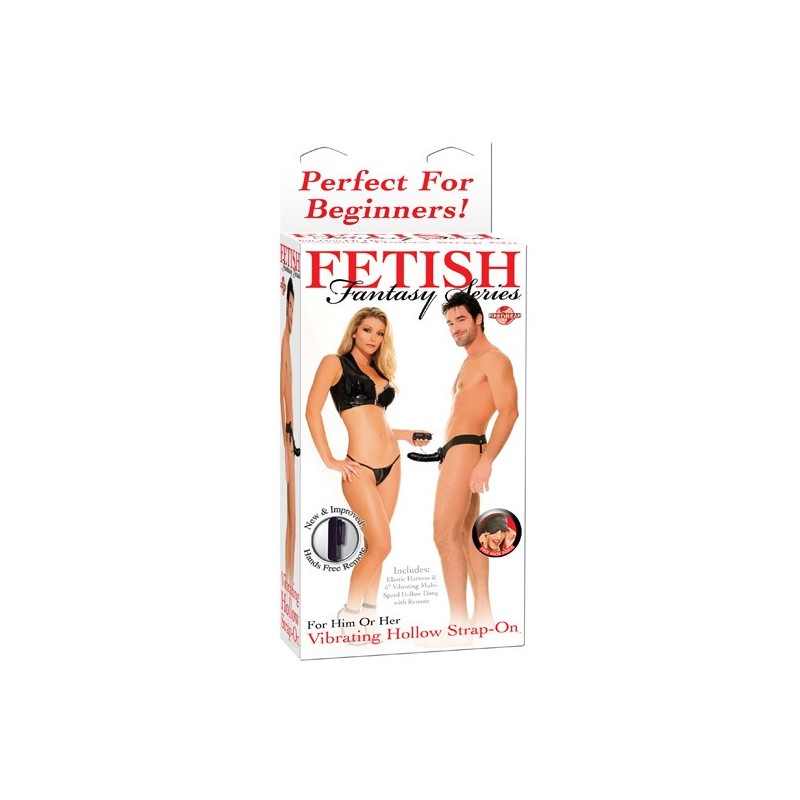Fetish Fantasy Arnes Hueco Vibrador Para El Y Ella Negro - Sexplace.es