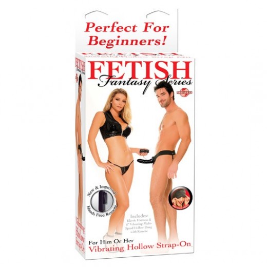 Fetish Fantasy Arnes Hueco Vibrador Para El Y Ella Negro - Sexplace.es