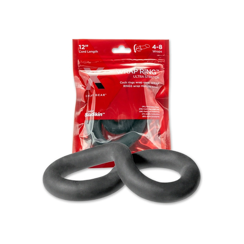120 ULTRA WRAP ANILLO DE SILICONA NEGRO