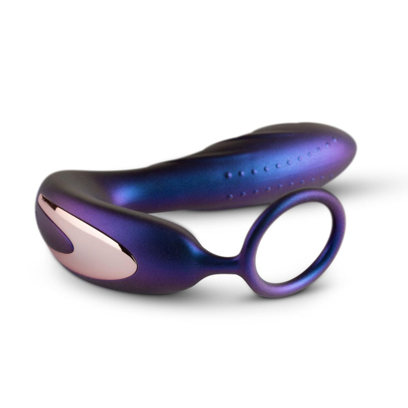 Hueman Black Hole Plug Anal Con Anillo Para El Pene/TestÍCulos Con Control Remoto Usb
