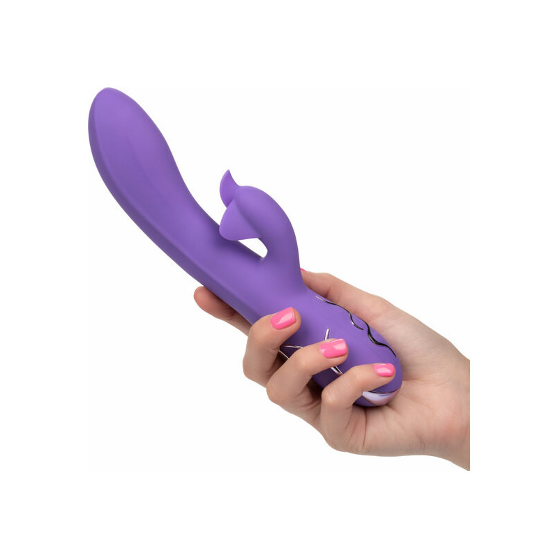VIBRADOR PUNTO G DOBLE ESTIMULACIoN MORADO
