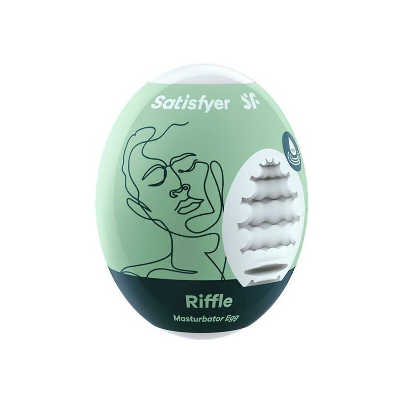 SATISFYER MASTURBADOR EGG SINGLE RIFFLE