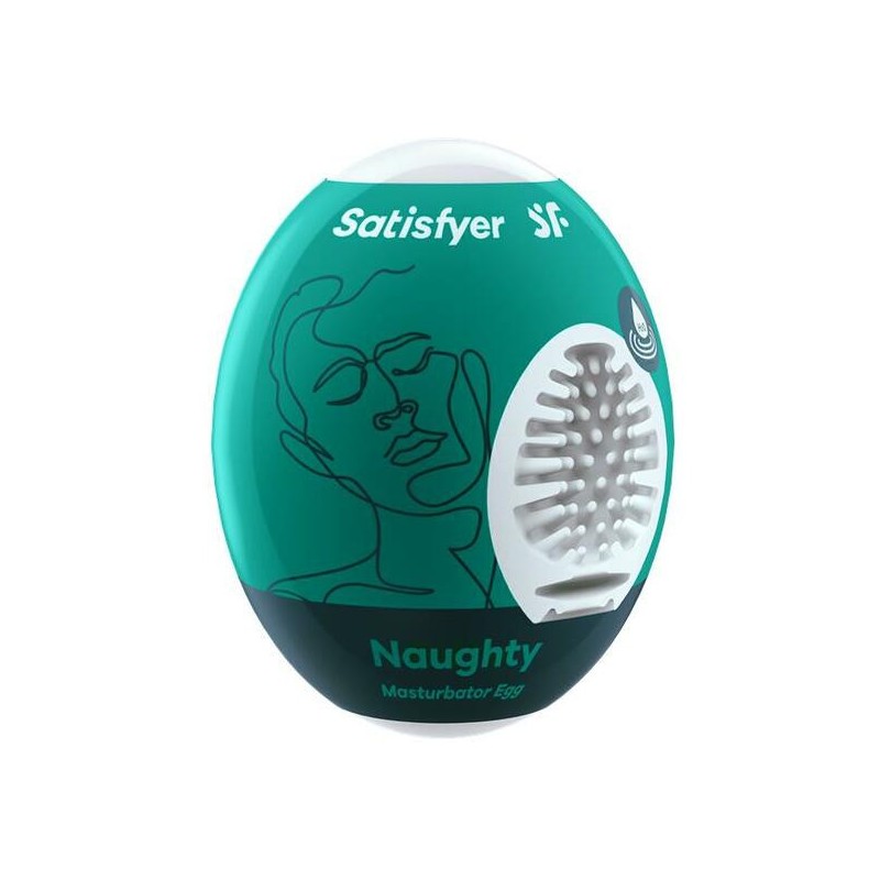 SATISFYER MASTURBADOR EGG SINGLE NAUGHTY