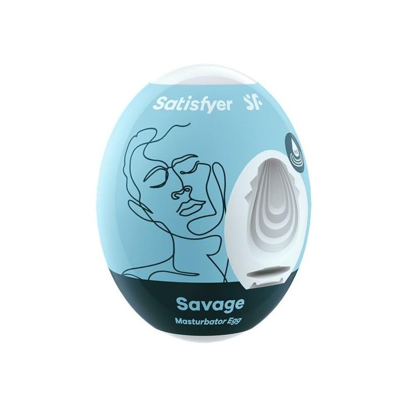 SATISFYER MASTURBADOR EGG SINGLE SAVAGE