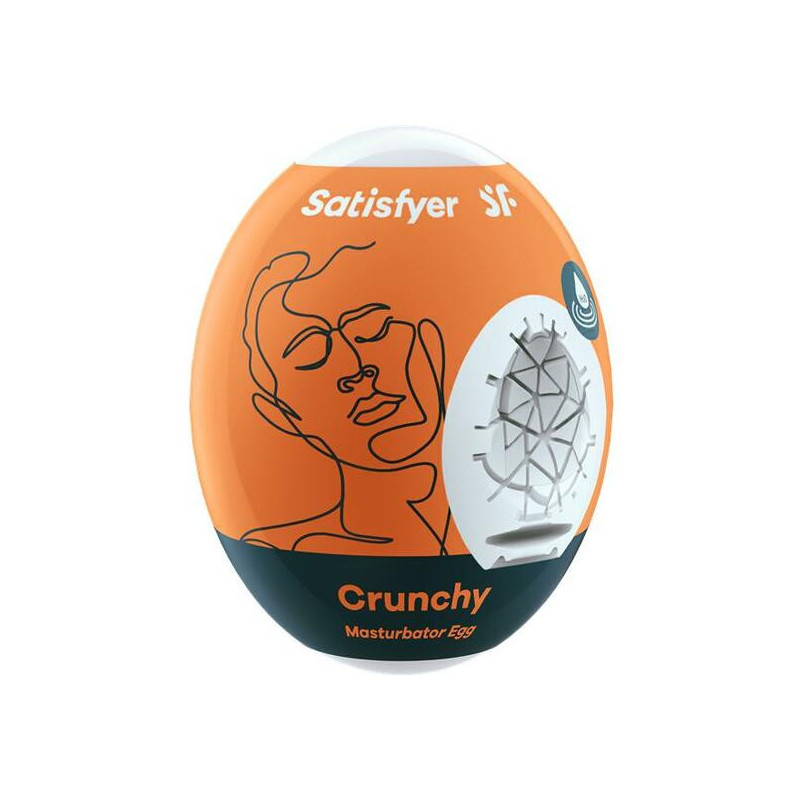 SATISFYER MASTURBADOR EGG SINGLE CRUNCHY