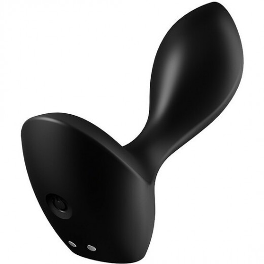 SATISFYER BACKDOOR LOVER VIBRATING PLUG NEGRO
