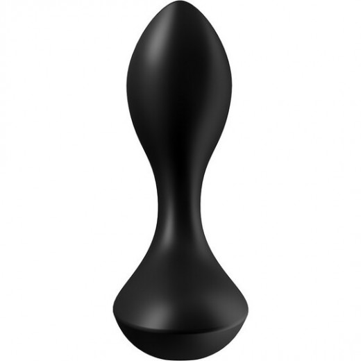 SATISFYER BACKDOOR LOVER VIBRATING PLUG NEGRO