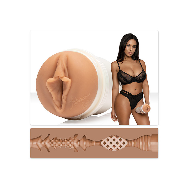 FLESHLIGHT GIRLS AUTUMN FALLS CREAM SIGNATURE MASTURBADOR VAGINA