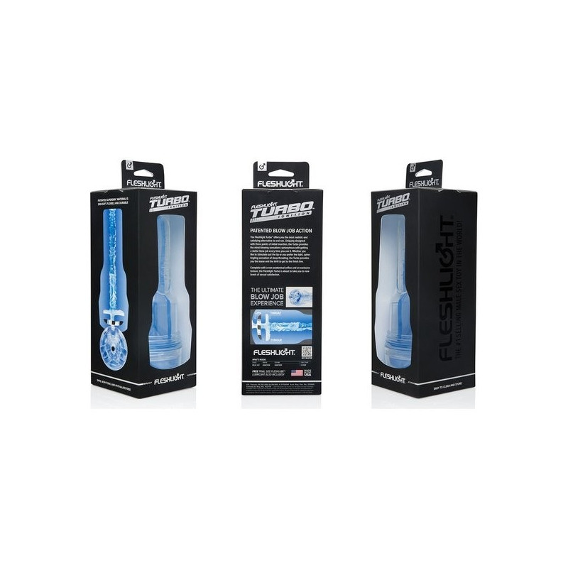 FLESHLIGHT TURBO IGNITION BLUE ICE