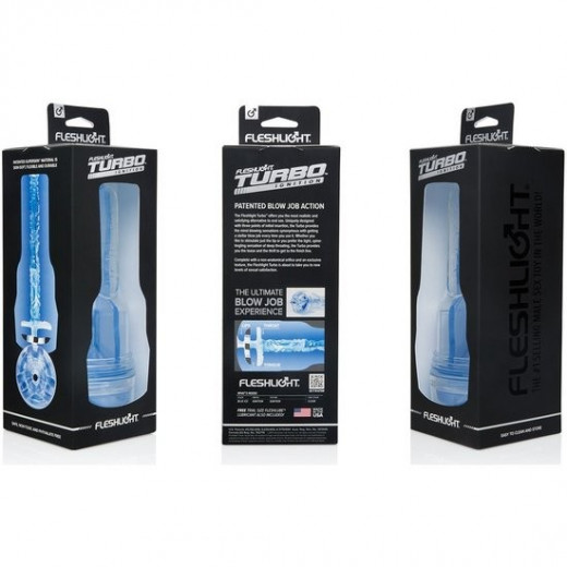 FLESHLIGHT TURBO IGNITION BLUE ICE