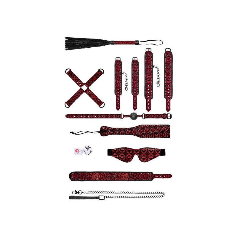 LUXURY BONDAGE KIT BURGUNDY