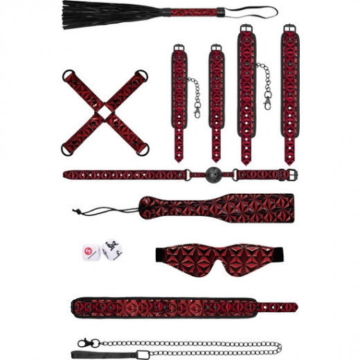 LUXURY BONDAGE KIT BURGUNDY