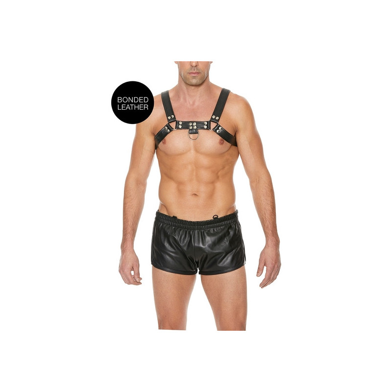 CHEST BULLDOG HARNESS NEGRO