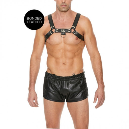 CHEST BULLDOG HARNESS NEGRO