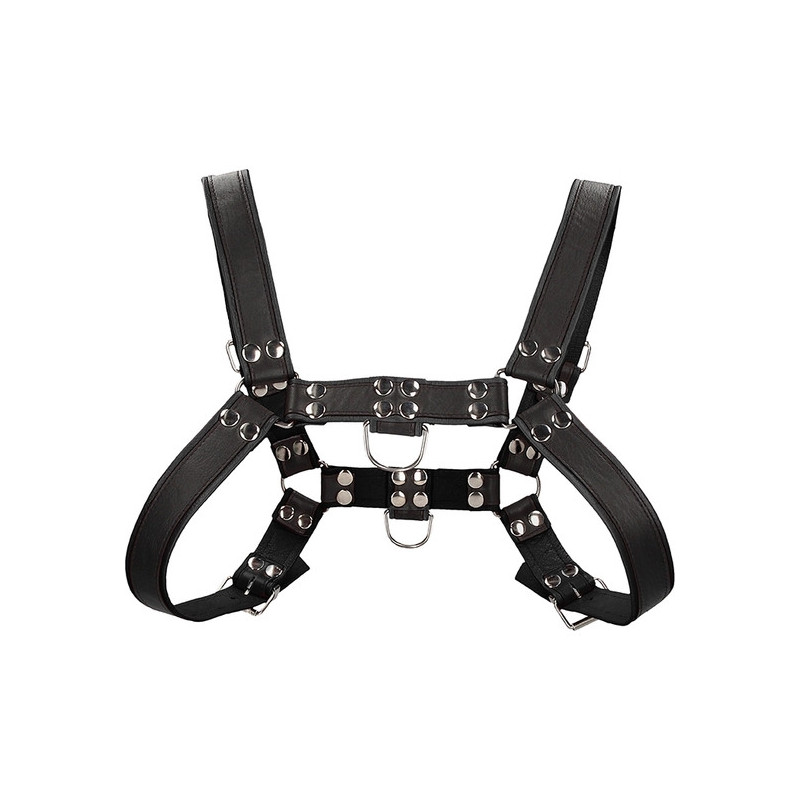 CHEST BULLDOG HARNESS NEGRO