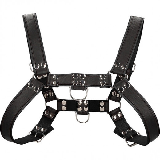 CHEST BULLDOG HARNESS NEGRO
