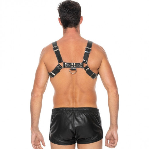 CHEST BULLDOG HARNESS NEGRO