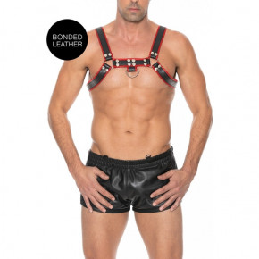 CHEST BULLDOG HARNESS ROJO