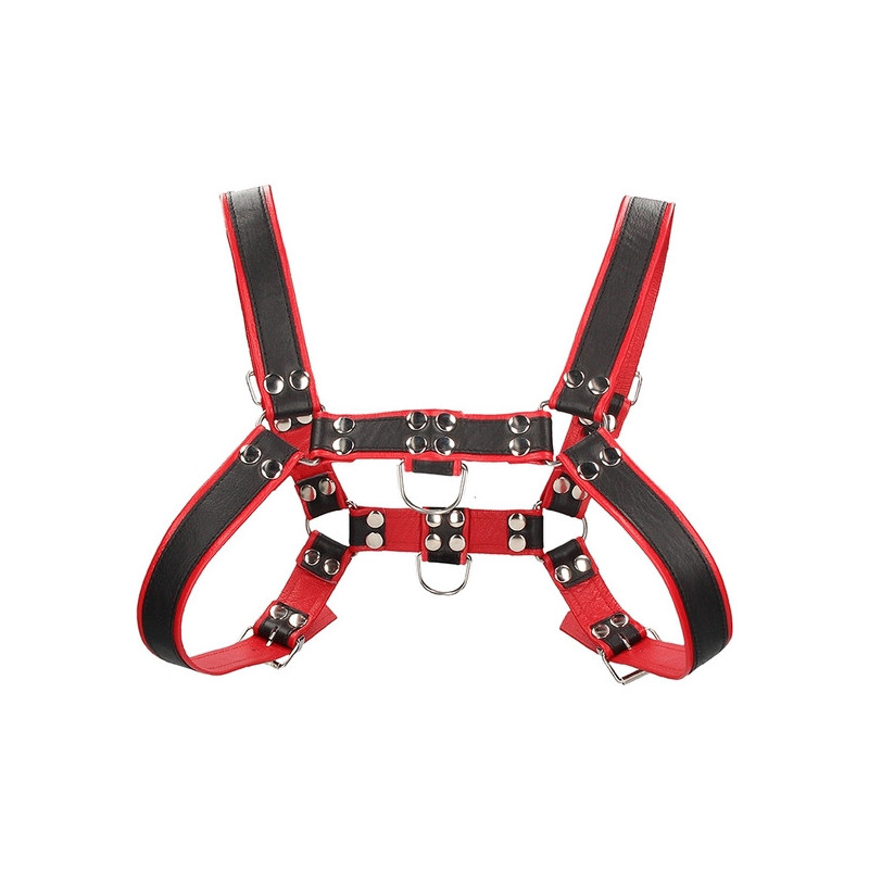 CHEST BULLDOG HARNESS ROJO