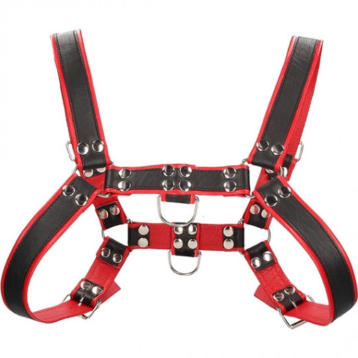 CHEST BULLDOG HARNESS ROJO