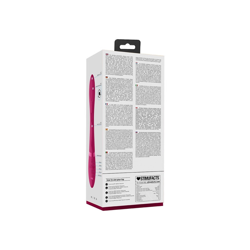 MIRA RABBIT PUNTO G SILICONA ROSA