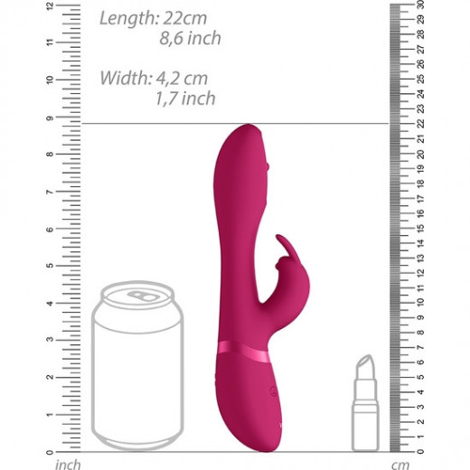 MIRA RABBIT PUNTO G SILICONA ROSA