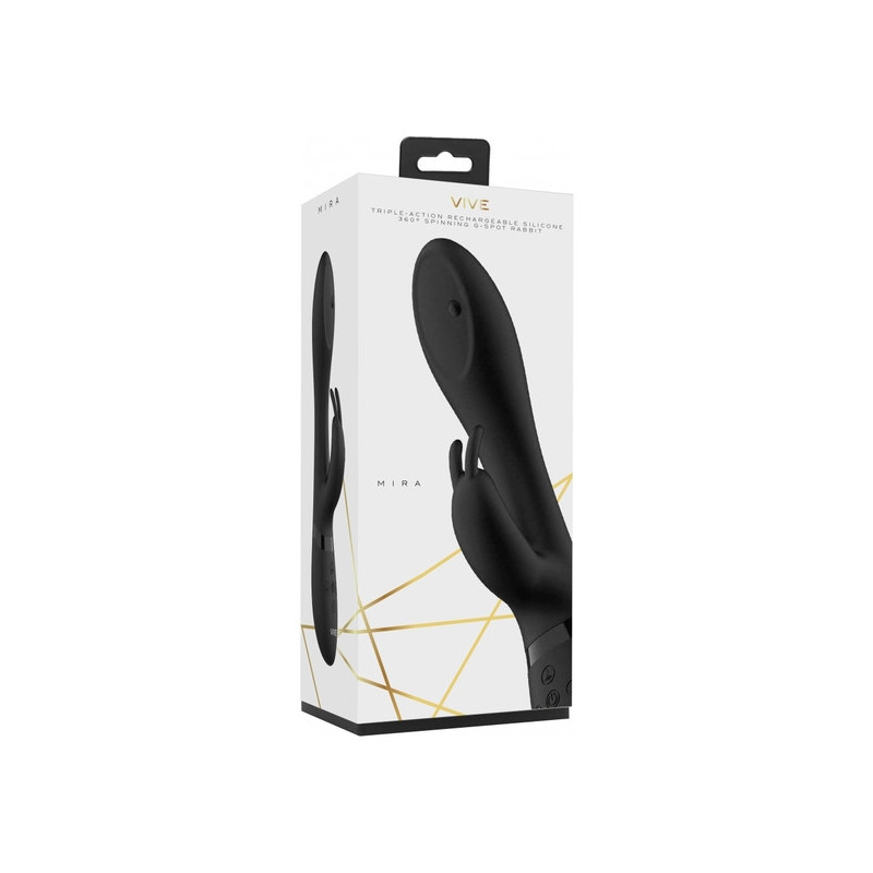 MIRA RABBIT PUNGO G SILICONA NEGRO