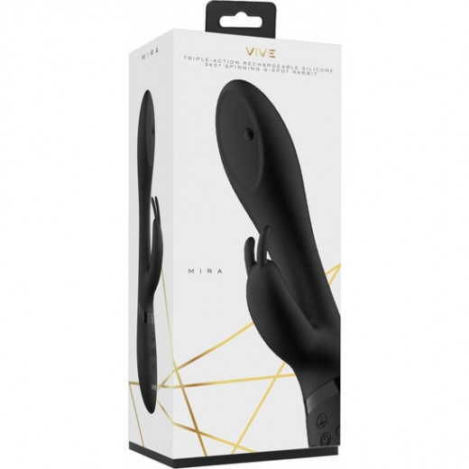 MIRA RABBIT PUNGO G SILICONA NEGRO
