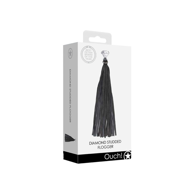 LaTIGO CON TACHUELAS DE DIAMANTE NEGRO